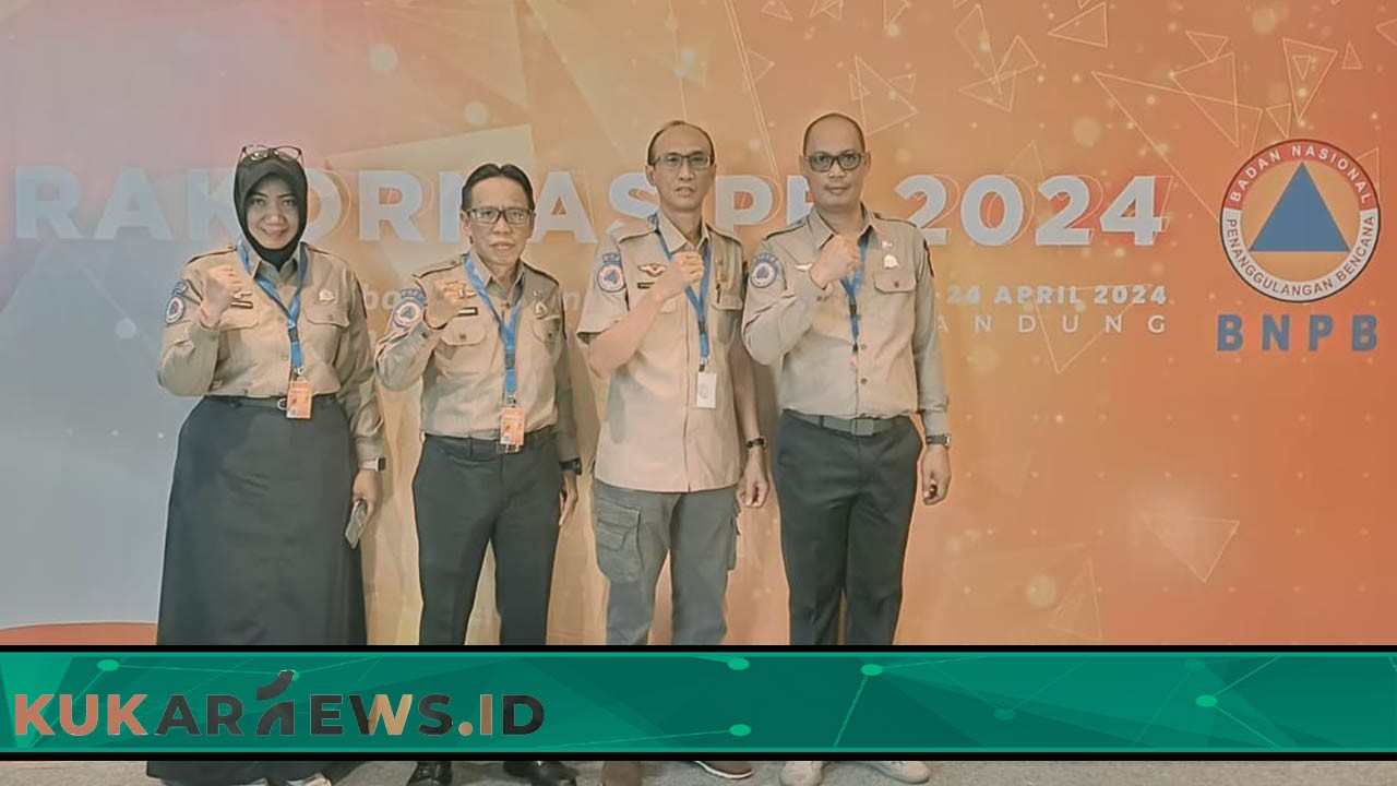 BPBD Kukar Hadiri Rakornas Penanggulangan Bencana 2024 di Bandung