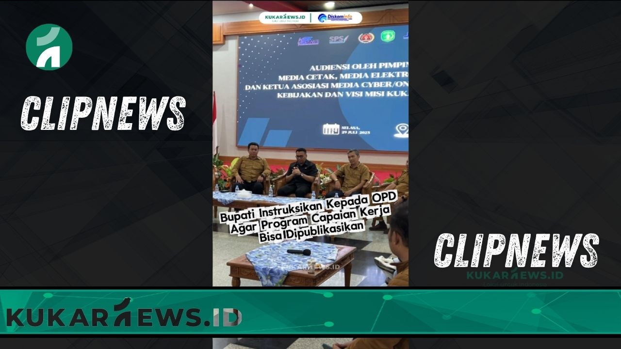 Bupati Instruksikan Kepada OPD Agar Program Capaian Kerja Bisa Dipublikasikan - Clipnews