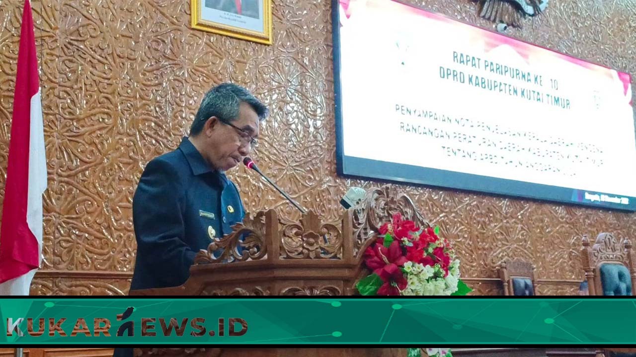 Bupati Kutim Sampaikan Nota Pengantar tentang R-APBD Kutim 2024