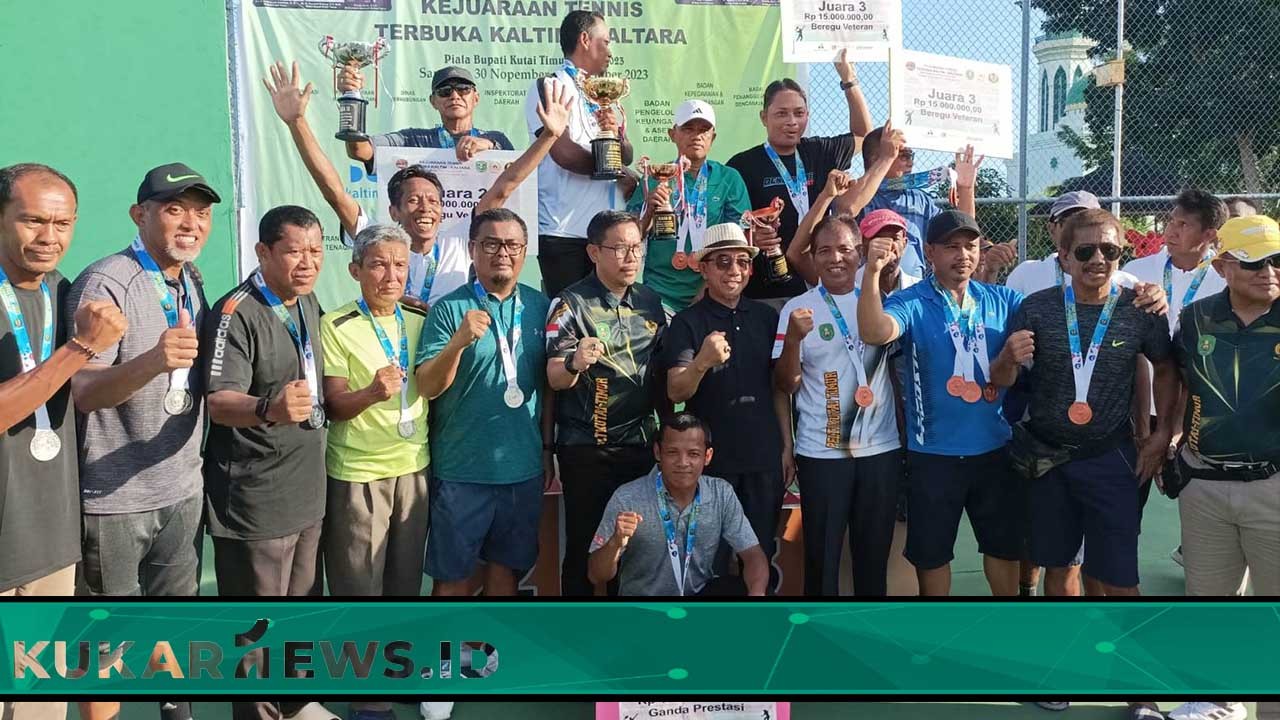 Bupati Kutim Tutup Kejuaraan Tenis Terbuka PBK se-Kaltimtara