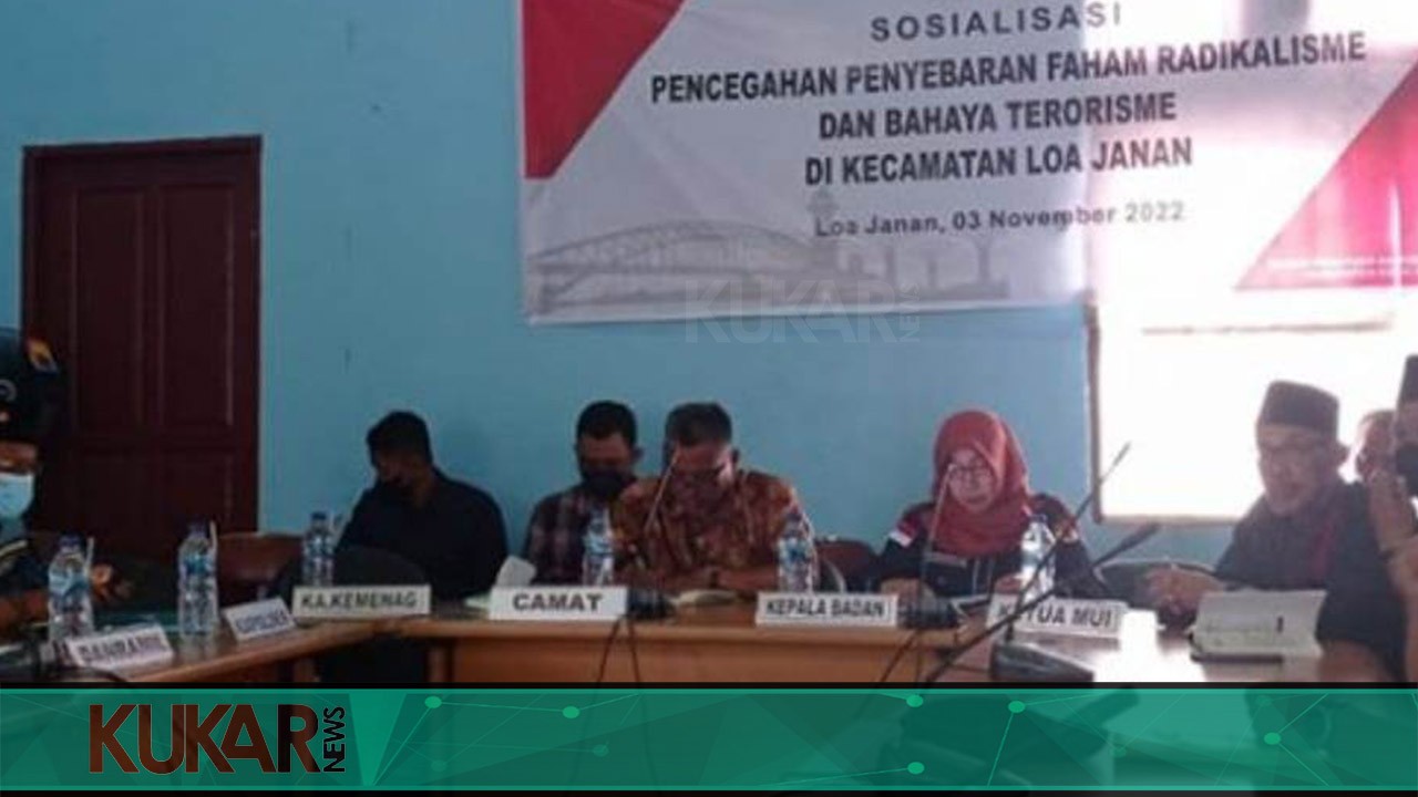 Cegah Paham Radikalisme, Kesbangpol Kukar Lakukan Sosialisasi di Kecamatan Loa Janan