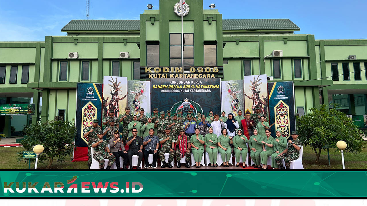Brigjen TNI Anggara Sitompul Datangi Markas Kodim 0906 Kutai Kartanegara