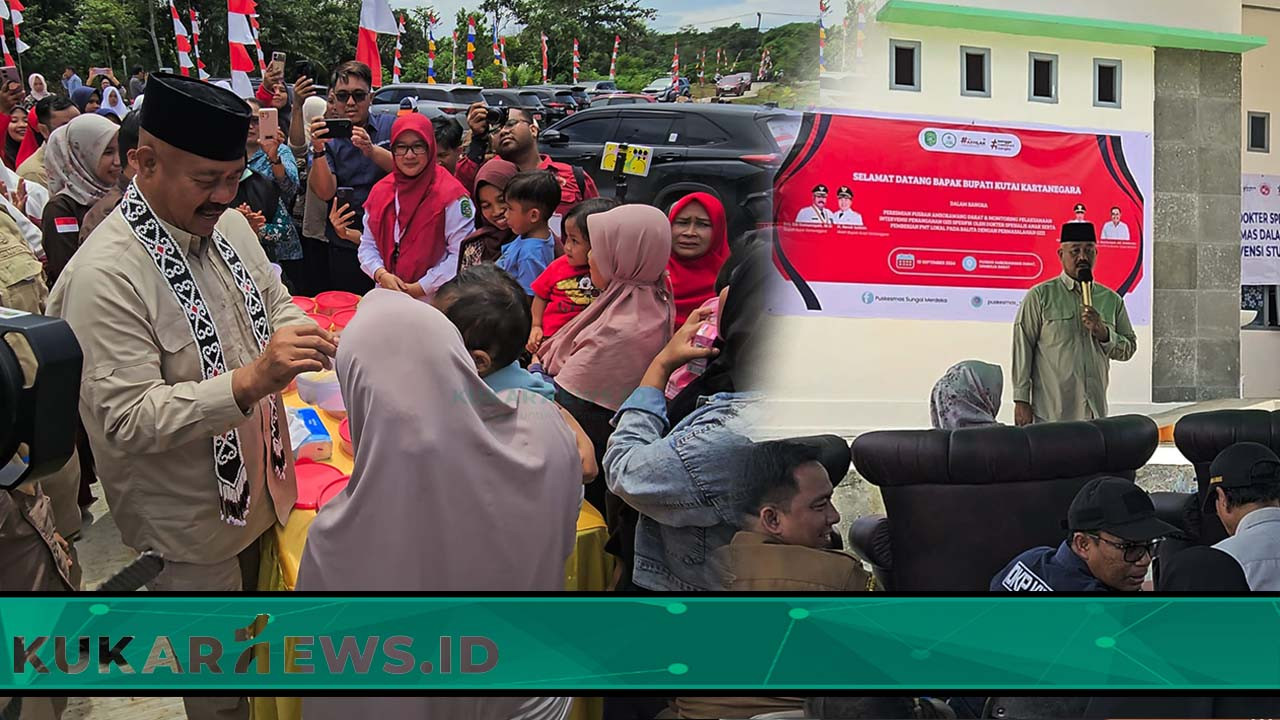 Puskesmas Pembantu Amborawang Darat Diresmikan, Edi Damansyah Tegaskan Komitmen Tangani Stunting