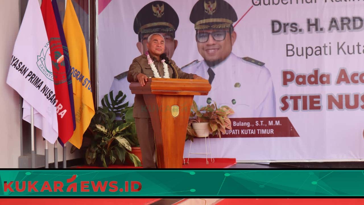 Gubernur Irsan Noor Resmikan Gedung STIE Nusantara Sanggata