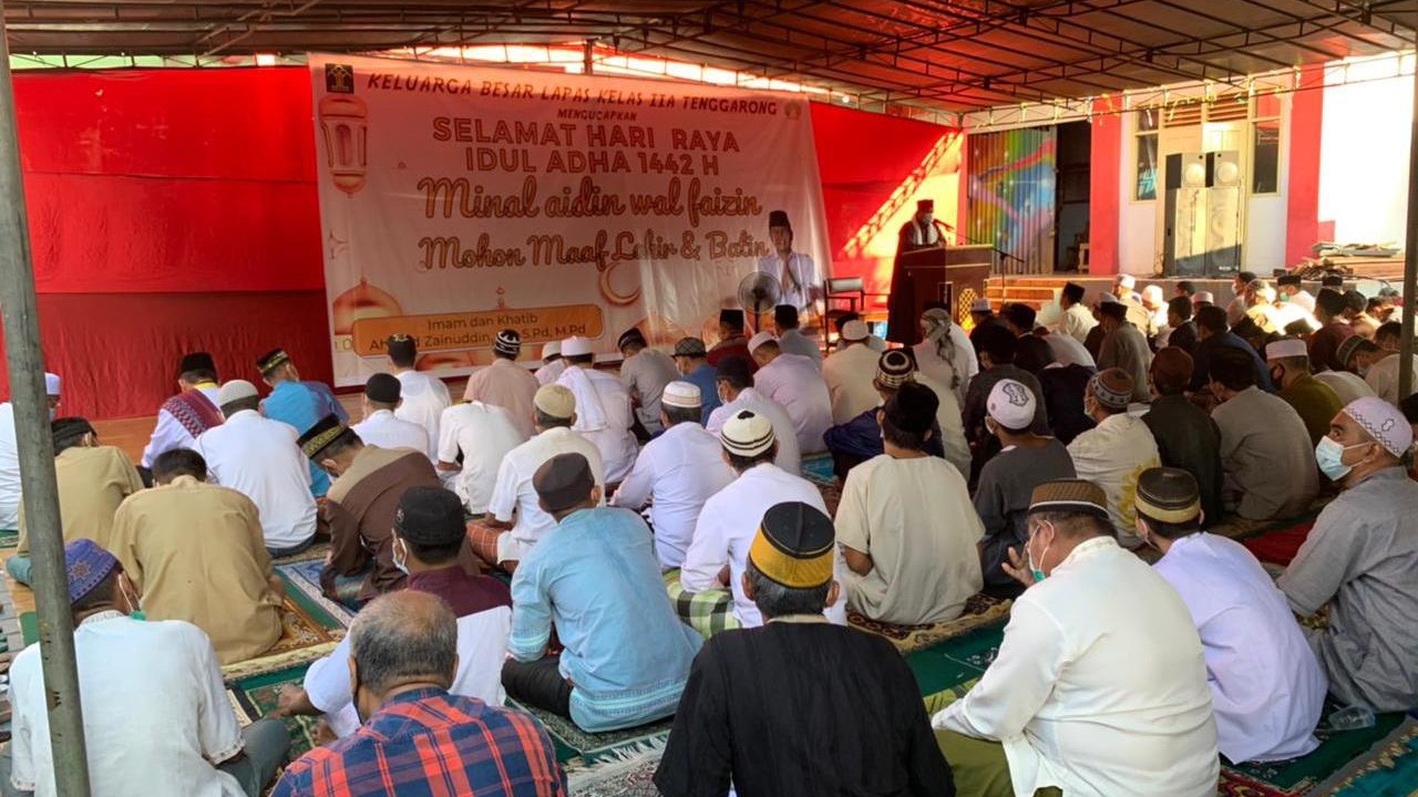 Perayaan Iduladha 1442 H di Lapas Tenggarong