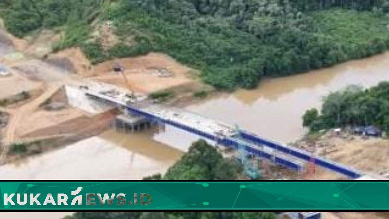 Progress Pembangunan Jembatan Telen: Sudah Mencapai Tiang Kedua