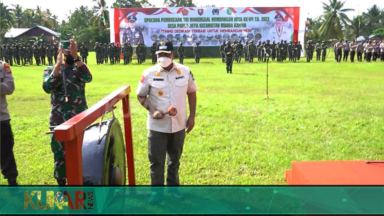 Majukan Sektor Pertanian Daerah, TMMD ke-114 Resmi Digelar di Muara Kaman