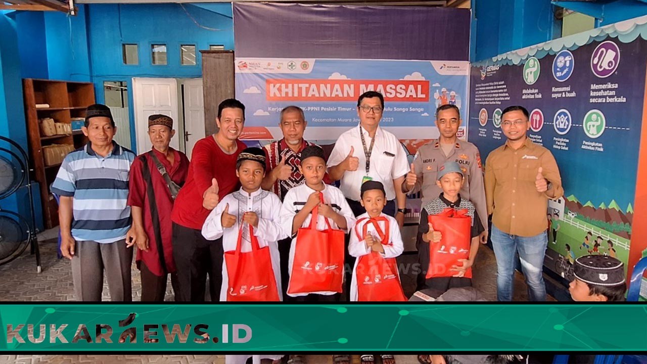 PT Pertamina Hulu Sangasanga Gelar Sunatan Masal Gratis di Muara Jawa