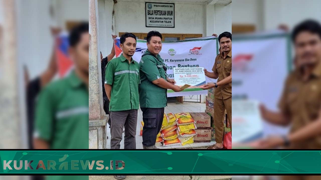 Peduli Masyarakat, PT Karyanusa Eka Daya Salurkan Bantuan Untuk Korban Kebakaran di Desa Batu Redi