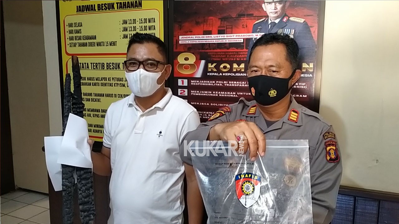 Pelaku Pembakaran di Jalan Naga Tenggarong Diringkus Polsek Tenggarong