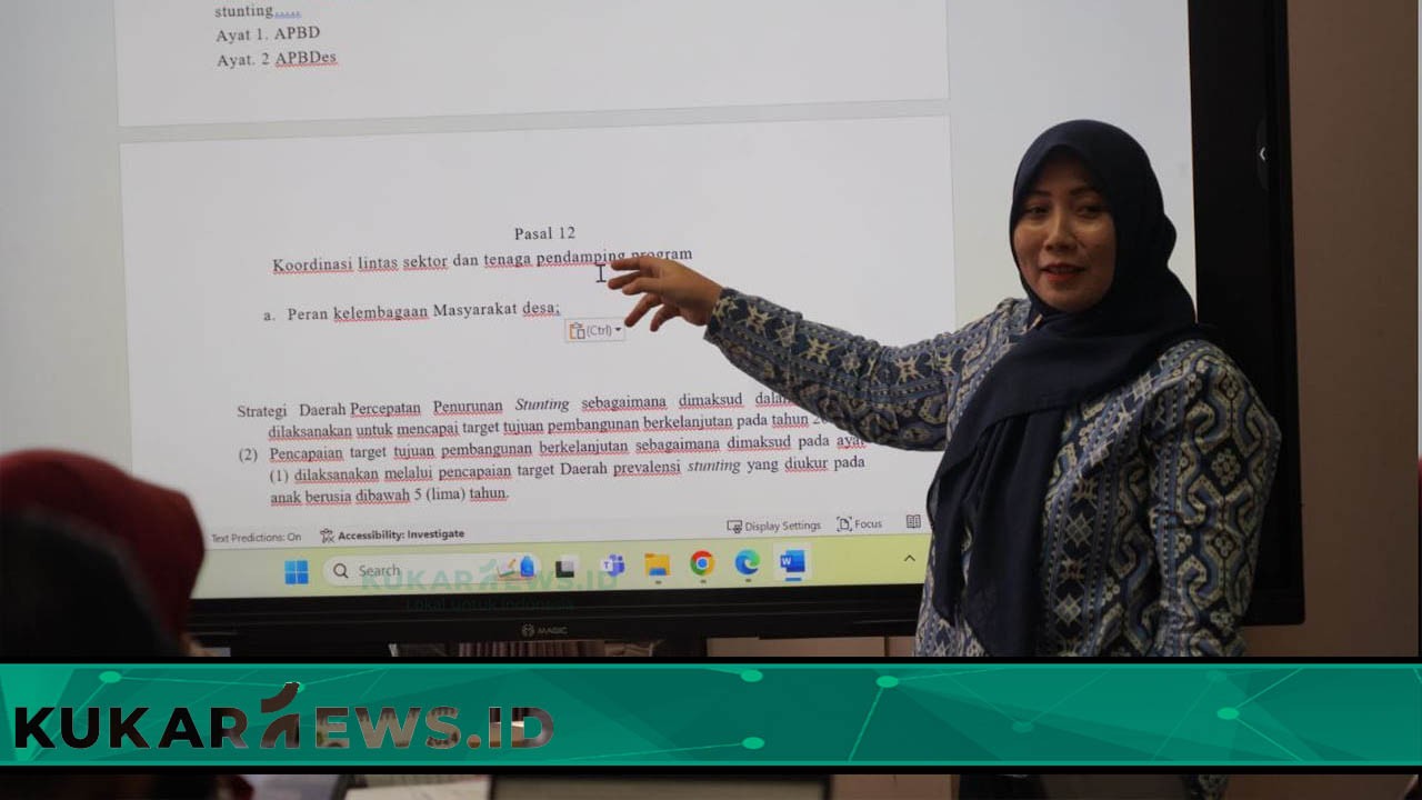 Penyusunan Draft Perbup Percepatan Penurunan Stunting di Kukar