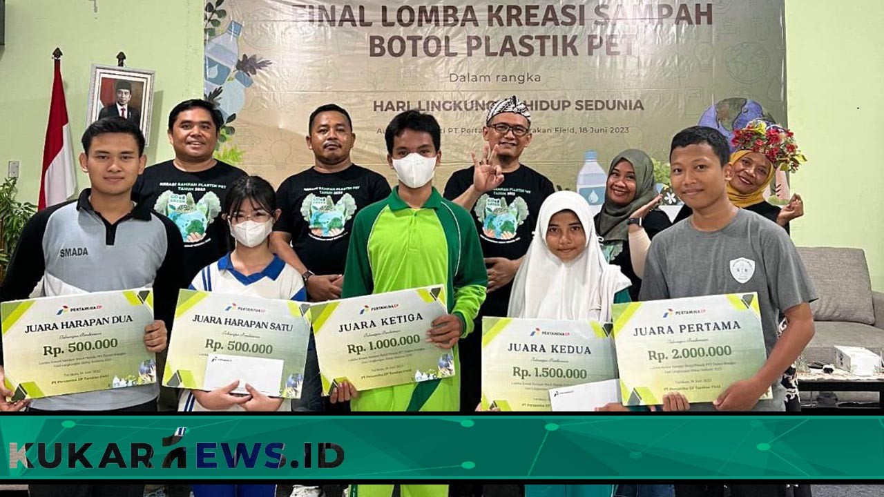 Pertamina EP Tarakan Field Ajak Siswa SMP dan SMA di Tarakan Untuk Daur Ulang Sampah Plastik 