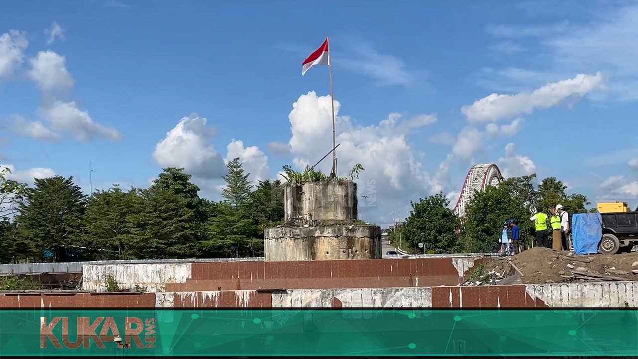 Progres Pembangunan Landmark Baru di Tenggarong