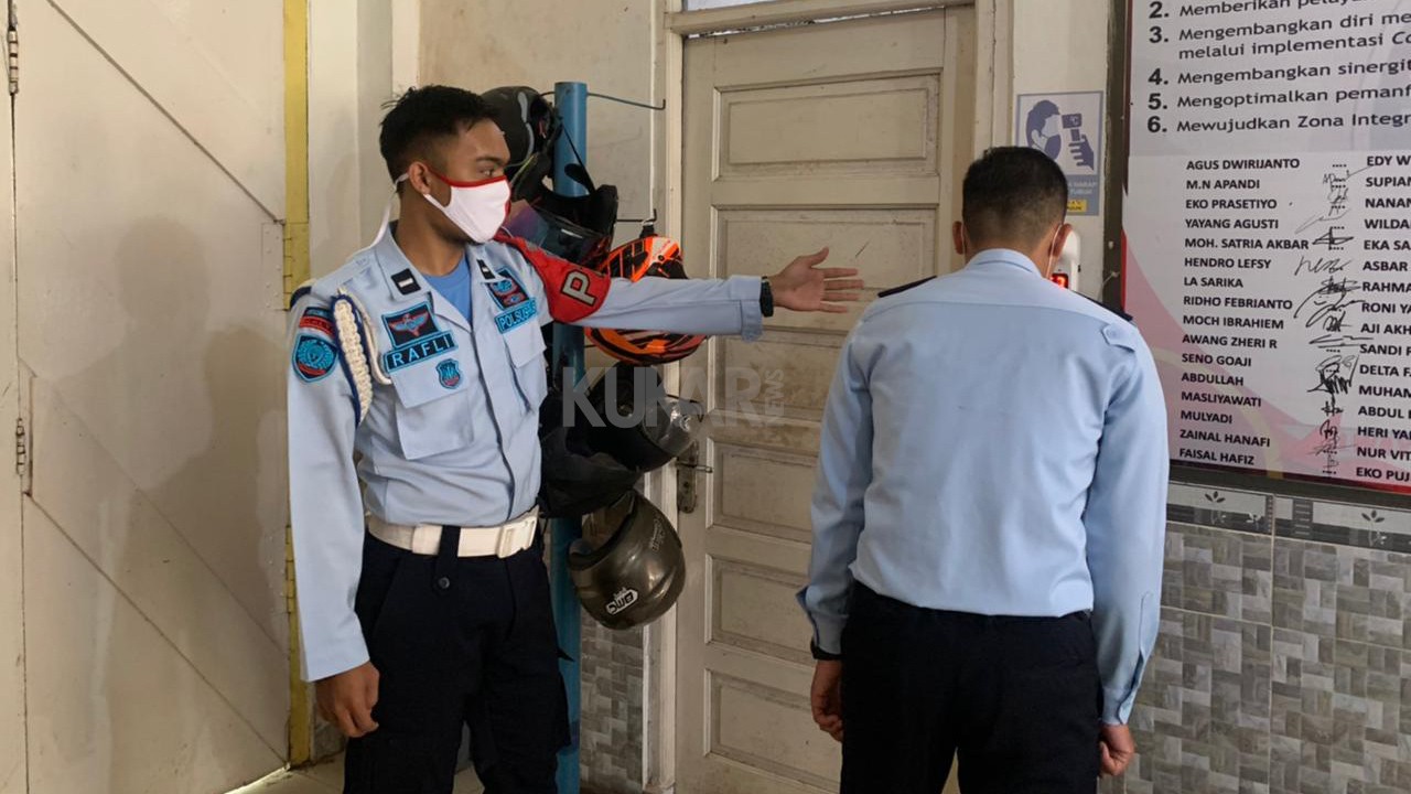 Satgas P2U Garda Terdepan Pencegahan Covid-19 dan Barang Terlarang di Lapas Tenggarong