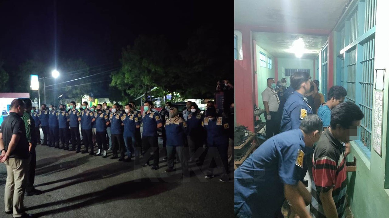 Tim Satops Patnal Kaltim Sidak Lapas Tenggarong