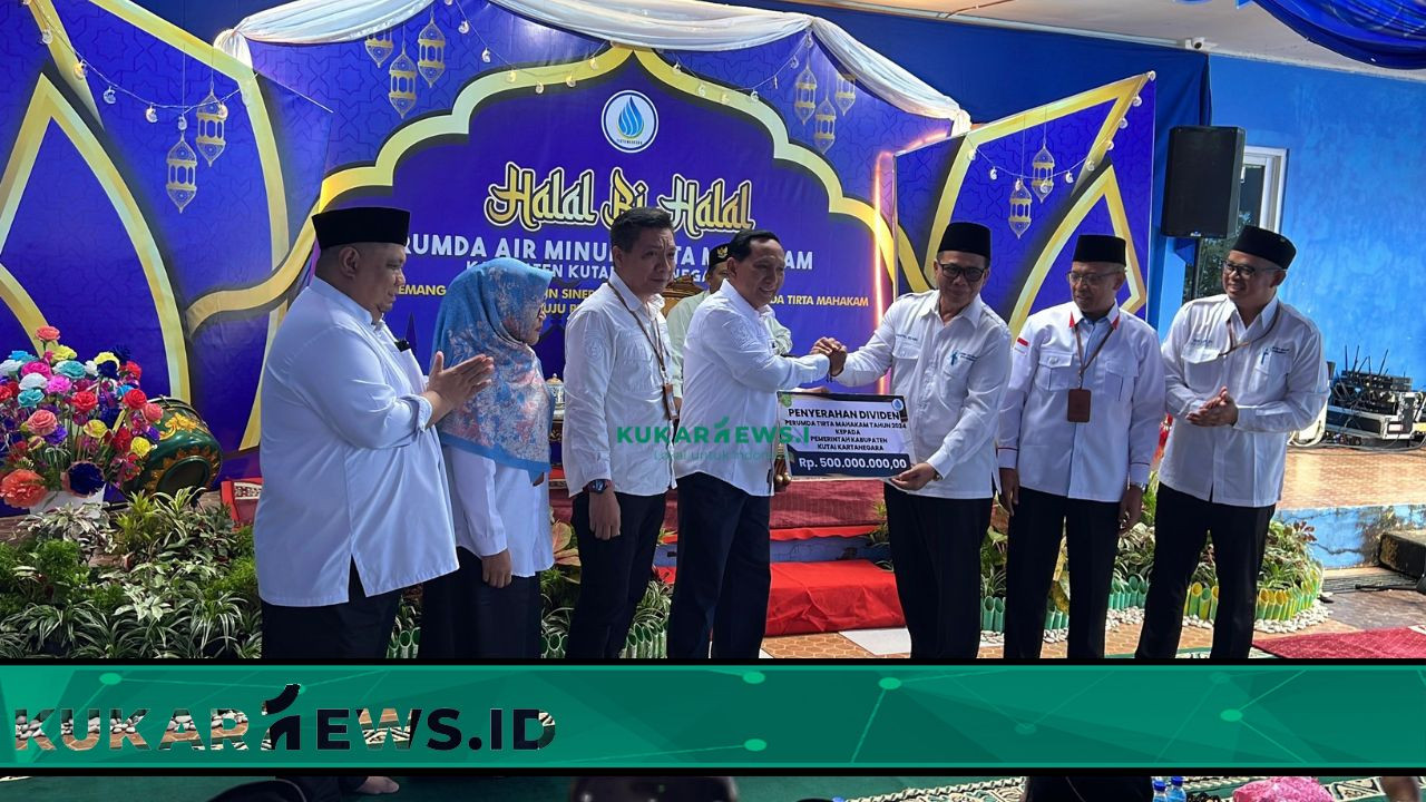 Pemkab Kukar Terima Deviden Pertama Rp 500 Juta dari PDAM Tirta Mahakam