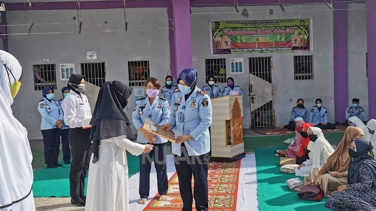 184 Warga Binaan Lapas Perempuan Kelas II A Tenggarong Dapat Remisi Lebaran