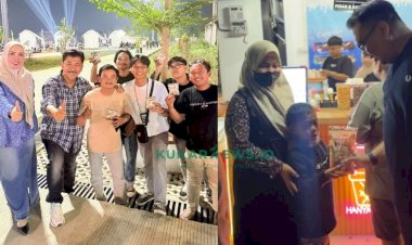Meriahkan Hari Koperasi dan UMKM Nasional, PPKN Kukar Bagi-Bagi Amplang Balet di Arbizz Space