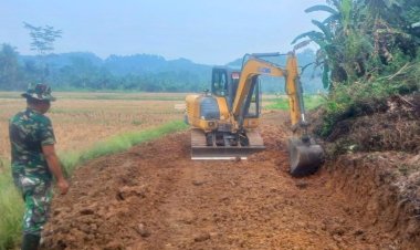Geliat Sektor Pangan Jembayan Tengah: Pembukaan Jalan Tani TMMD 130 Siap Dorong Kesejahteraan Petani