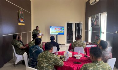 Tim Wasev Sterad Sambangi Makodim 0906 Kukar, Cek Akuntabilitas dan Progres TMMD 130