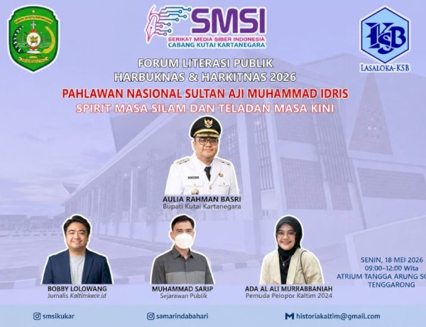 Forum Harbuknas dan Harkitnas 2026 di Tenggarong Bahas Keteladanan Sultan Aji Muhammad Idris