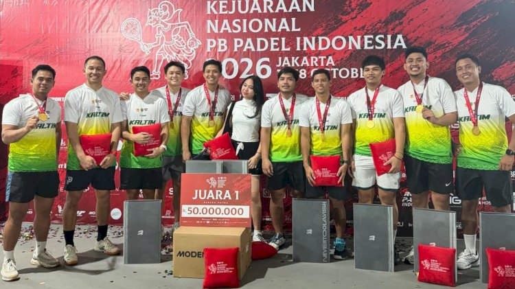 Padel Putra Kaltim Rebut Gelar Juara Kejurnas 2026, Taklukkan Jogjakarta 2-1