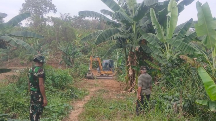 Pengerjaan JUT TMMD 130 Pangkas Biaya Angkut Petani Tudungan