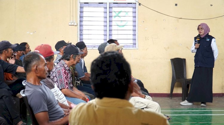 Dorong Kapasitas Usaha Warga, DKP Kukar Bersama TMMD 130 Latih Pembentukan Kelembagaan Perikanan