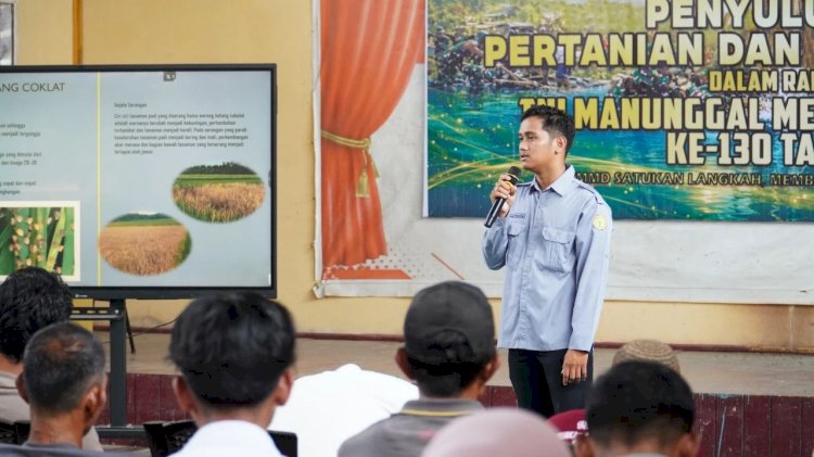 Wujudkan Kemandirian Pangan Desa, TMMD 130 Cetak Petani dan Peternak Adaptif di Loa Kulu