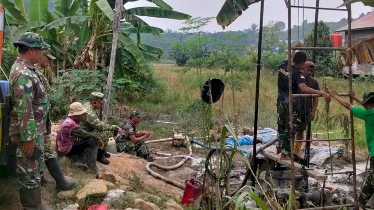 Selaraskan Sumur Bor dan Pembinaan Warga, TMMD 130 Dorong Kualitas Hidup di Jembayan Tengah