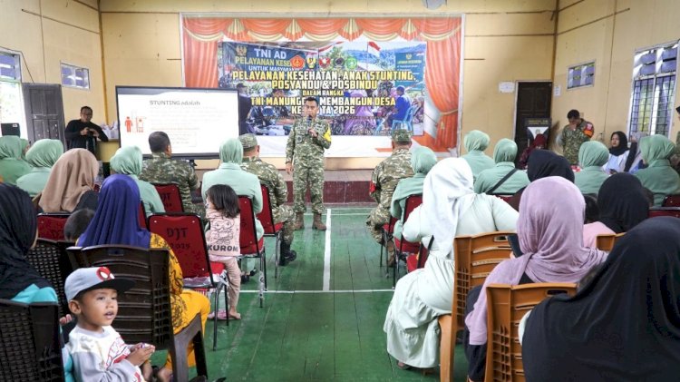 Pantau Layanan Kesehatan TMMD 130, Tim Wasev Sterad Sapa Warga Jembayan Tengah di BPU