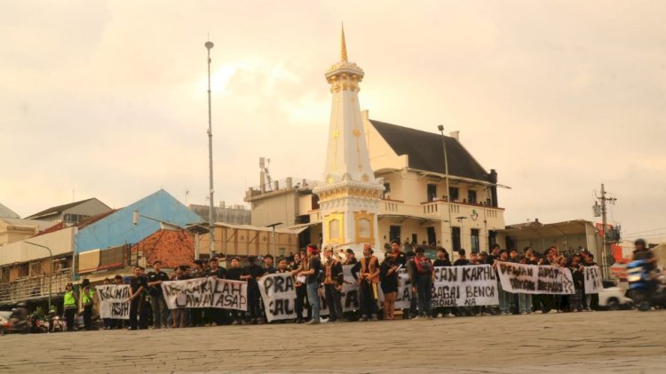 Mahasiswa Kalimantan Membara Gelar Aksi di Yogyakarta, Desak Karhutla Jadi Bencana Nasional