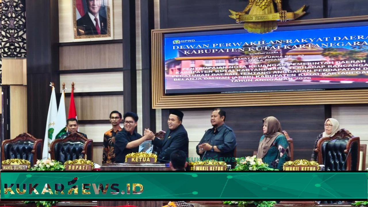 Pemkab Kukar Sampaikan Nota Keuangan RAPBD 2026, Fokus pada Lanjutan Pembangunan Daerah