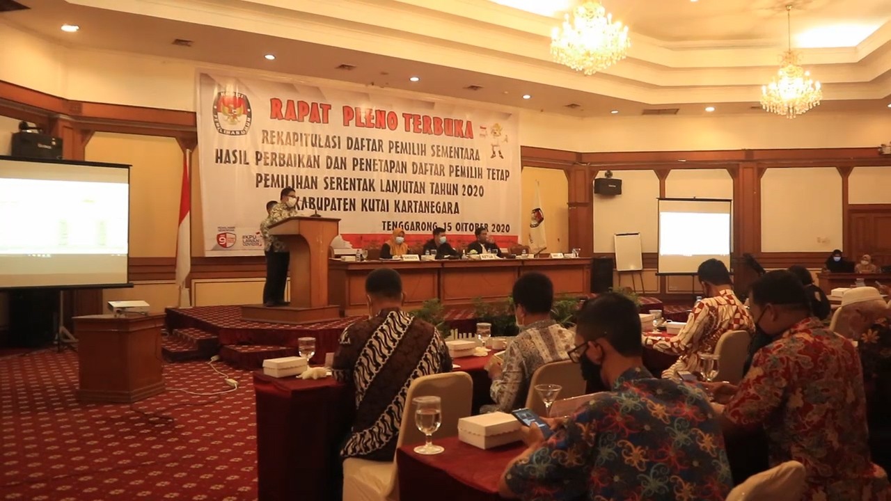 KPU Kukar Tetapkan DPT Sebanyak 488.055