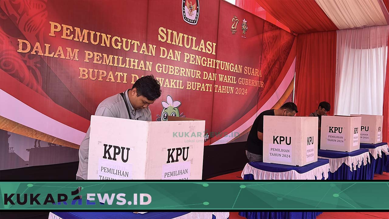 Cek Kesiapan, KPU Gelar Simulasi Pemungutan dan Perhitungan Suara