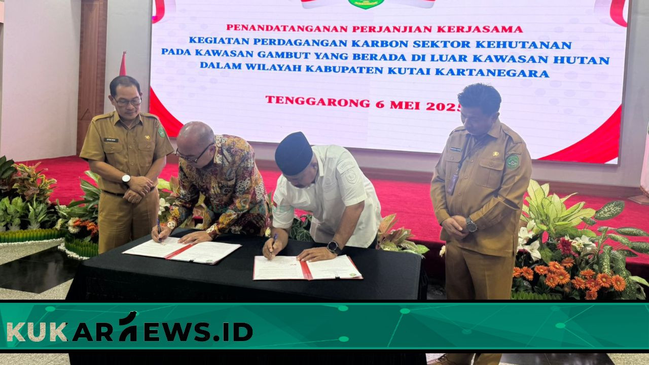 Pemkab Kukar Teken MoU dengan PT Tirta Carbon Indonesia untuk Perdagangan Karbon
