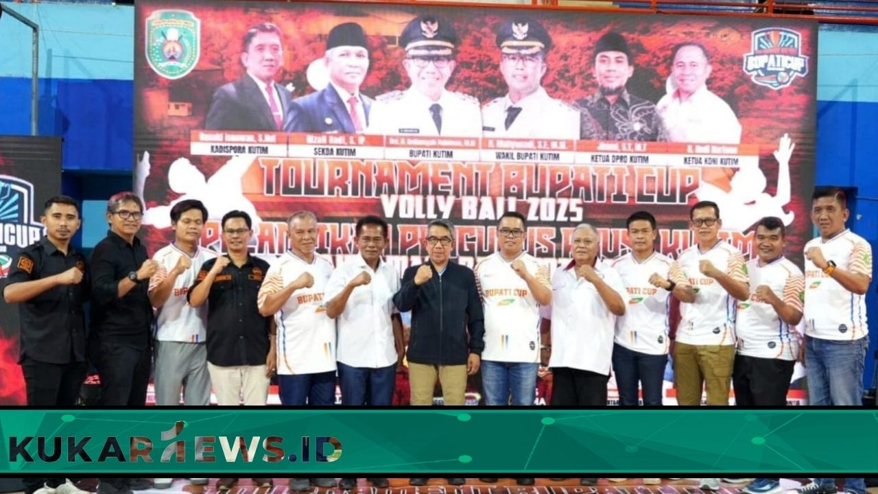 Bengalon Ceria Juara Tournament Bupati Cup Volly Ball 2025, Bupati Apresiasi Panitia dan Peserta